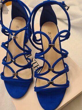 Justfab Women's 8 Shoes Electric Blue New